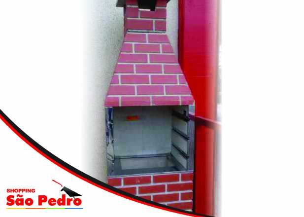 Churrasqueira de tijolo