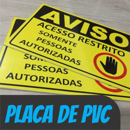 Placa de PVC