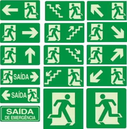Placas de  Rota de Fuga