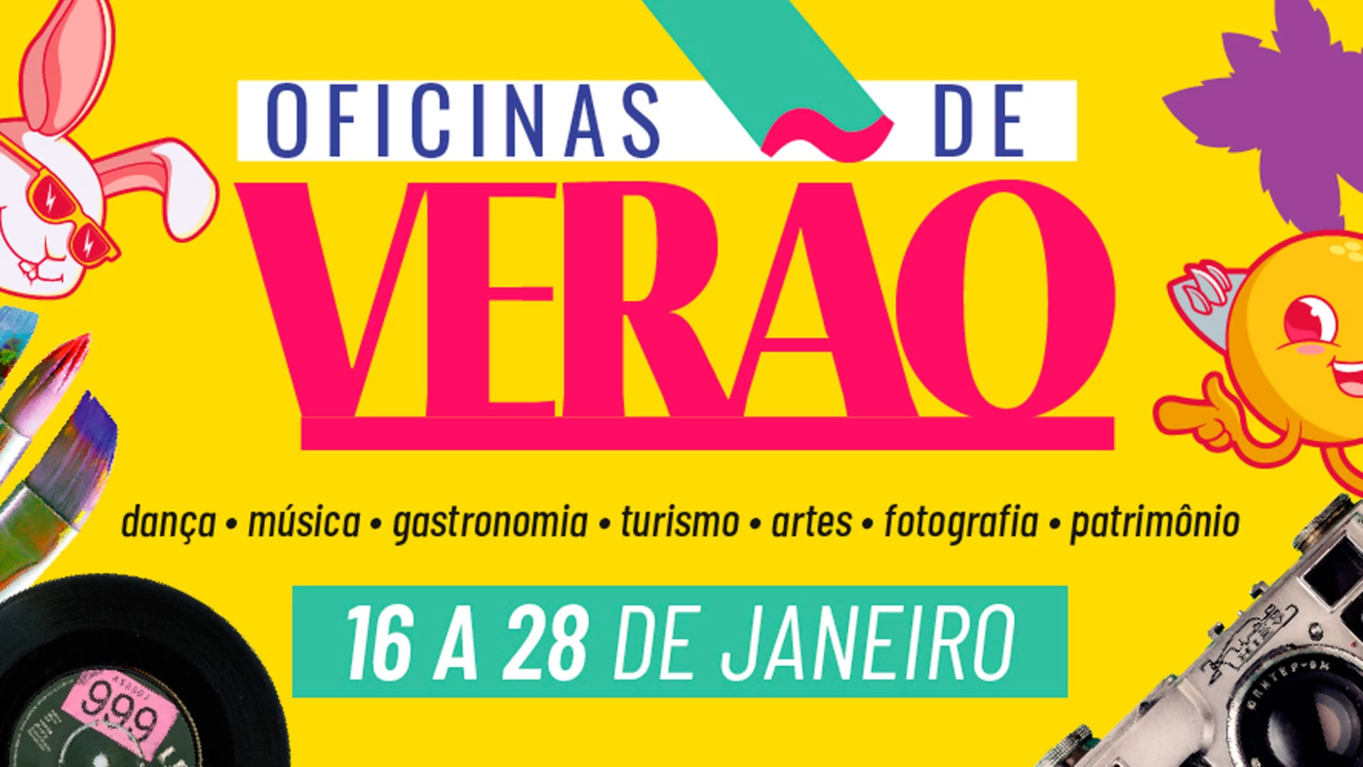 Oficinas de Verão - Programação 20/01
