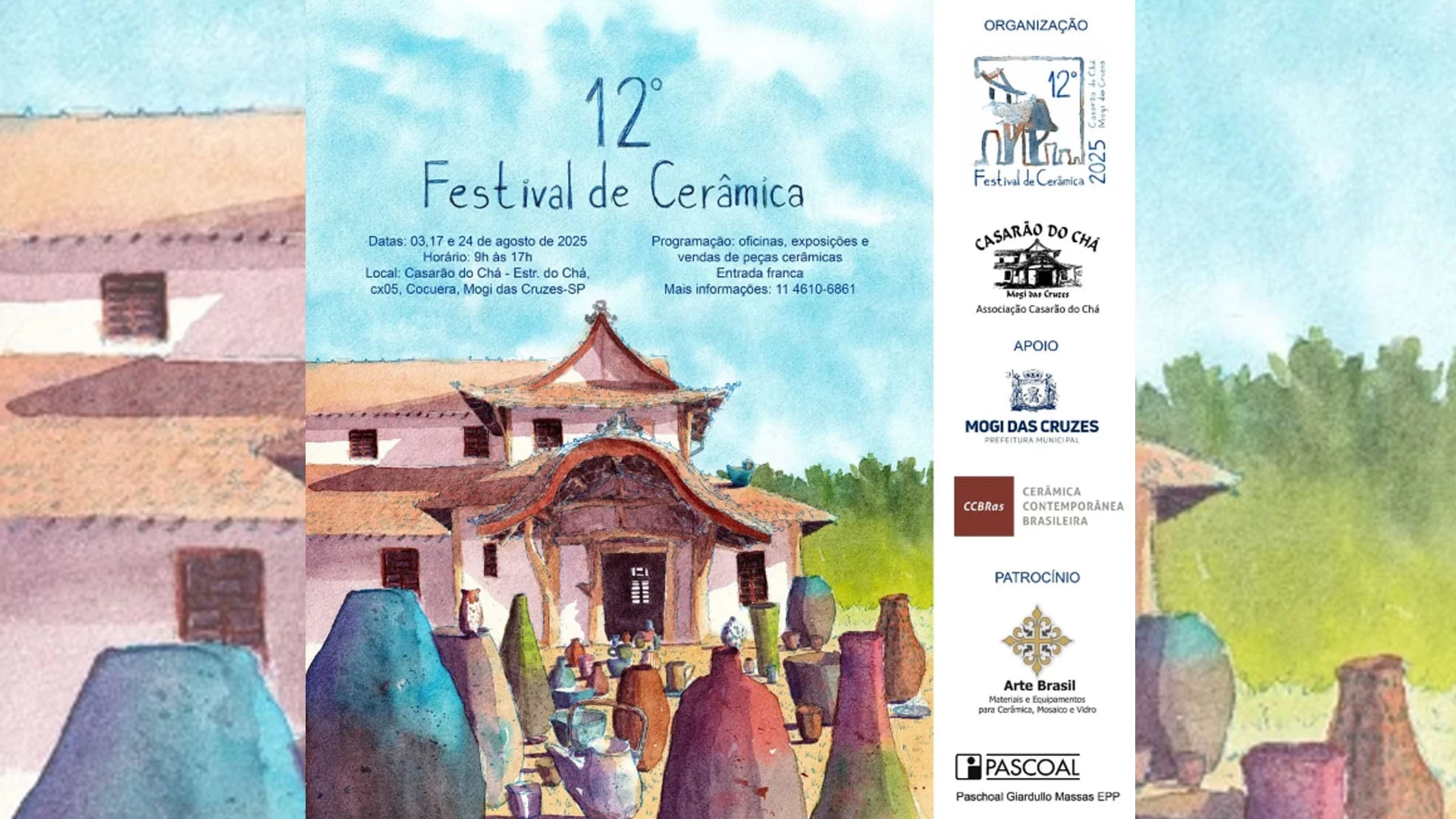 12º Festival de Cerâmica Casarão do Chá