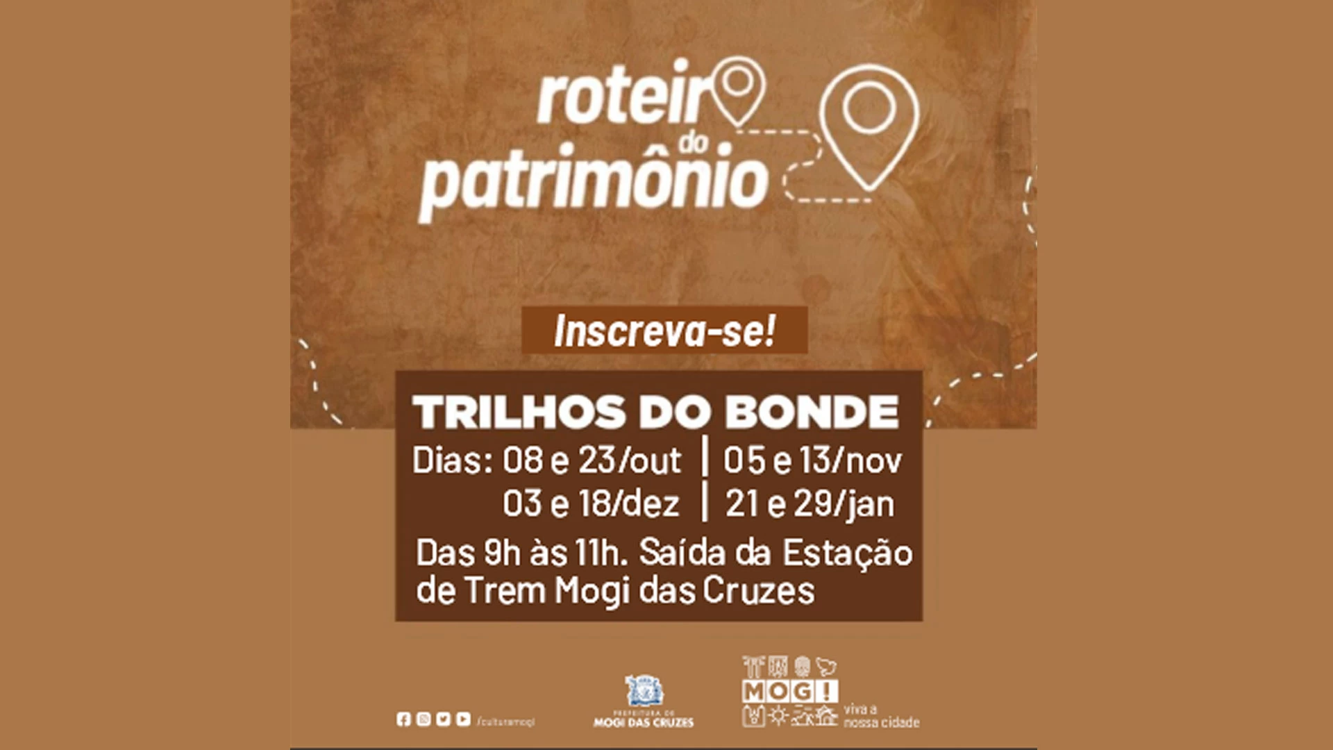 Roteiro do Patrimônio - Trilhos do Bonde