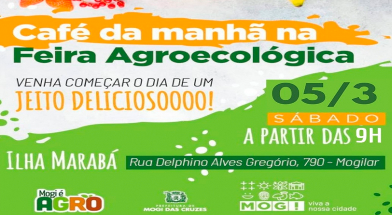 Feira Agroecológica programação especial