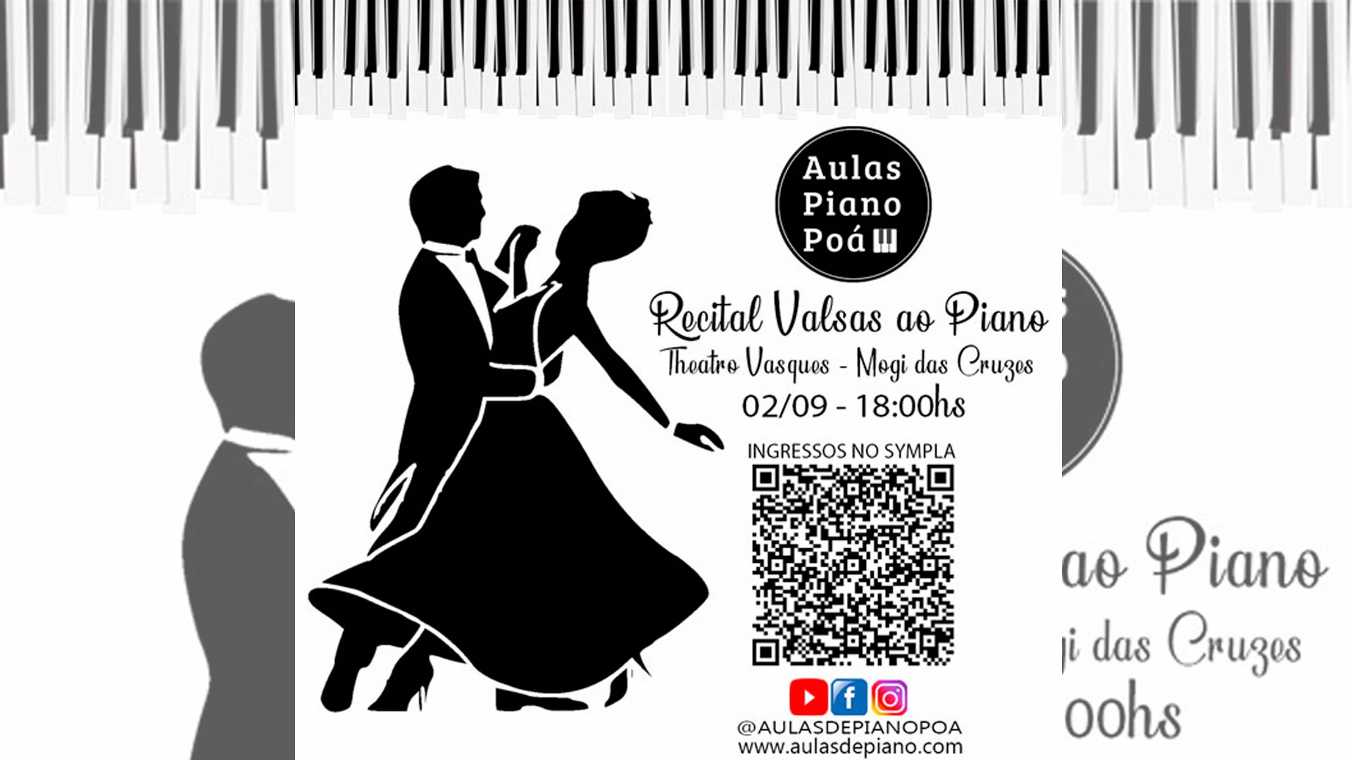 Recital Valsas ao Piano, Aulas de Piano 