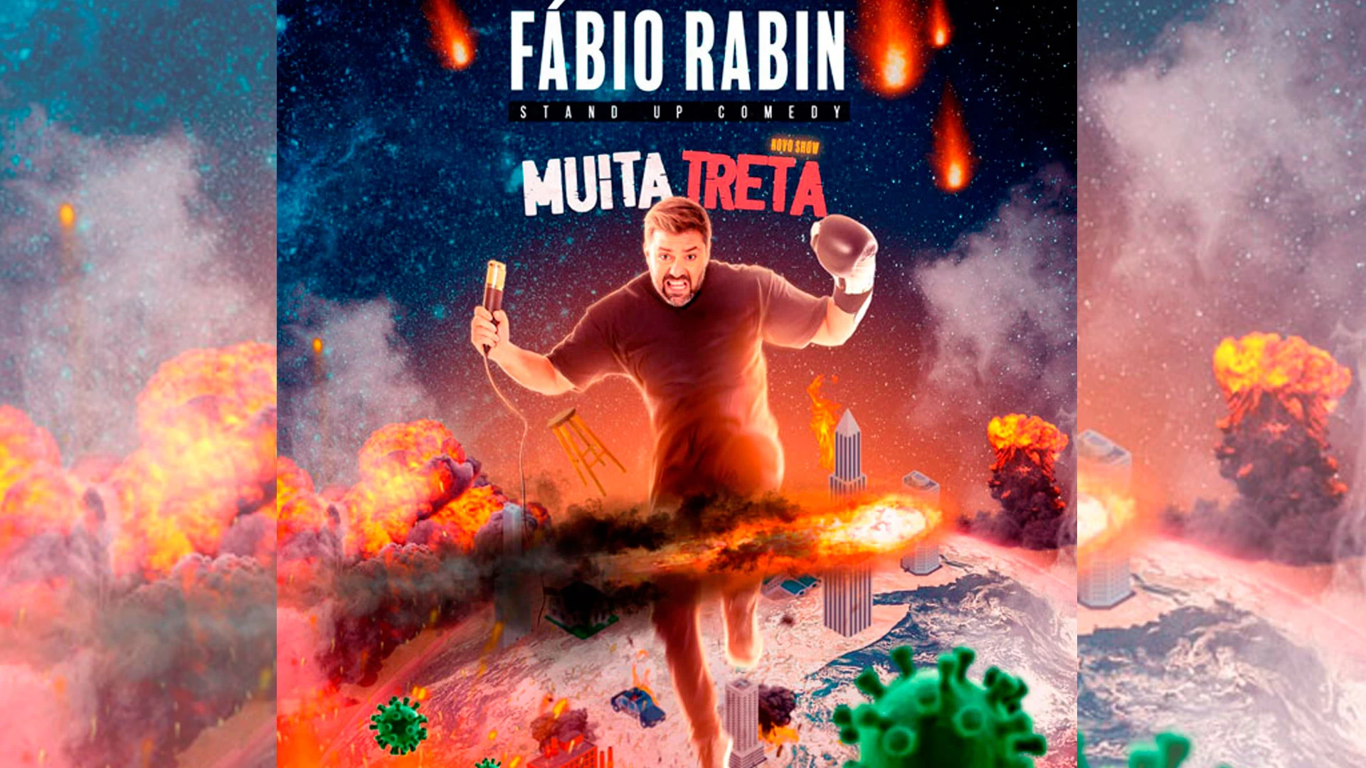 Show "É muita treta", com Fábio Rabin