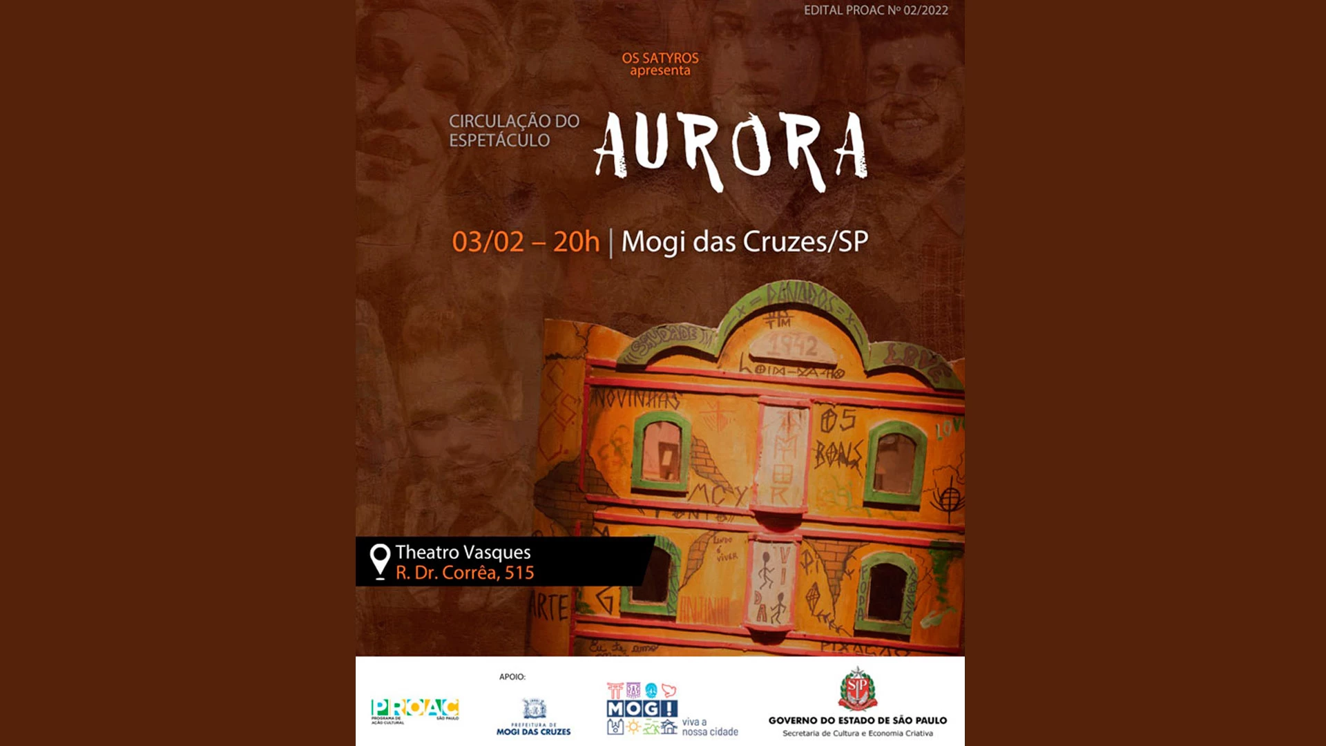 "Aurora", Cia de Teatro d'Os Satyros 