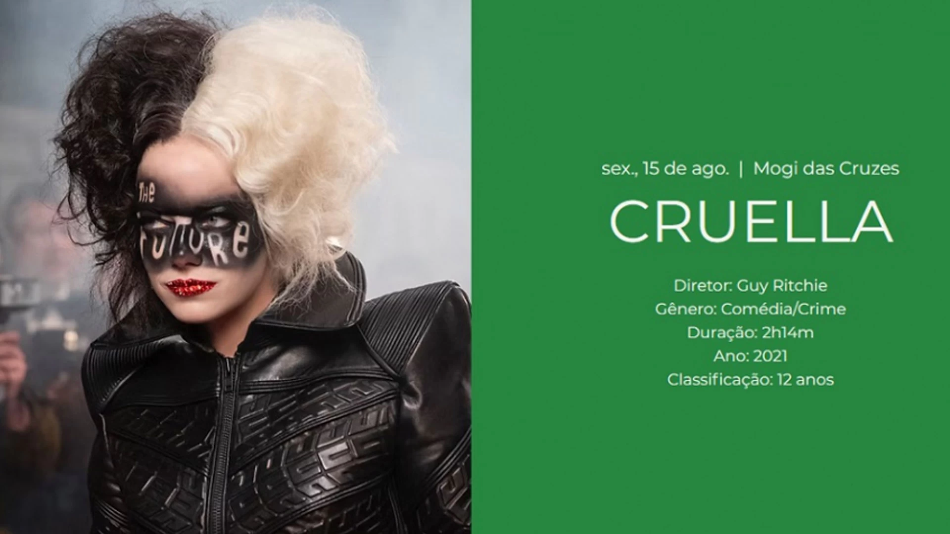 Projeto Cinema na Praça -  Cruella